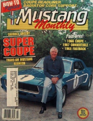 MUSTANG MONTHLY 1988 MAR - SHELBY T-A #1, BOWER